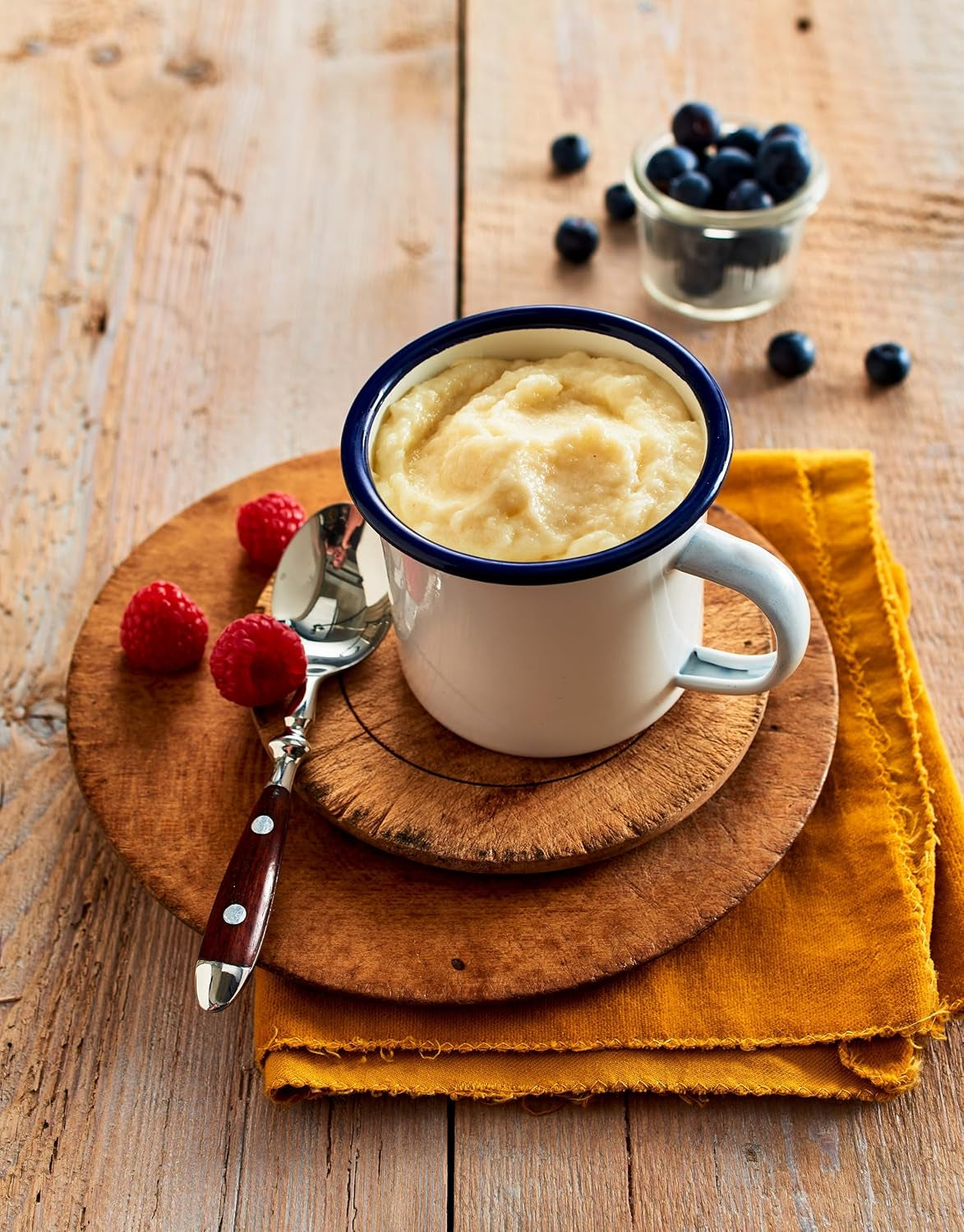 RUF Tassen-Grießbrei Klassisch, Instant Grießbrei Aus Der Tasse, Tassengericht Ideal Für Unterwegs Oder Zwischendurch, Fertig in 5 Minuten, 1 X 58G Cereale Naty Shop