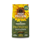 PASTASOLE , Penne Rigate mit Hartweizengrieß aus 100% italienischem Anbau und Sonnenblumenkernmehl - 500g - High Protein, Low Carb, Hoher Ballaststoffgehalt