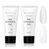 Gel pentru extensii de unghii Makartt Poly - Gel acrilic pentru extensii, gel pentru întărirea unghiilor, decorarea unghiilor, 50 ml (Violet)