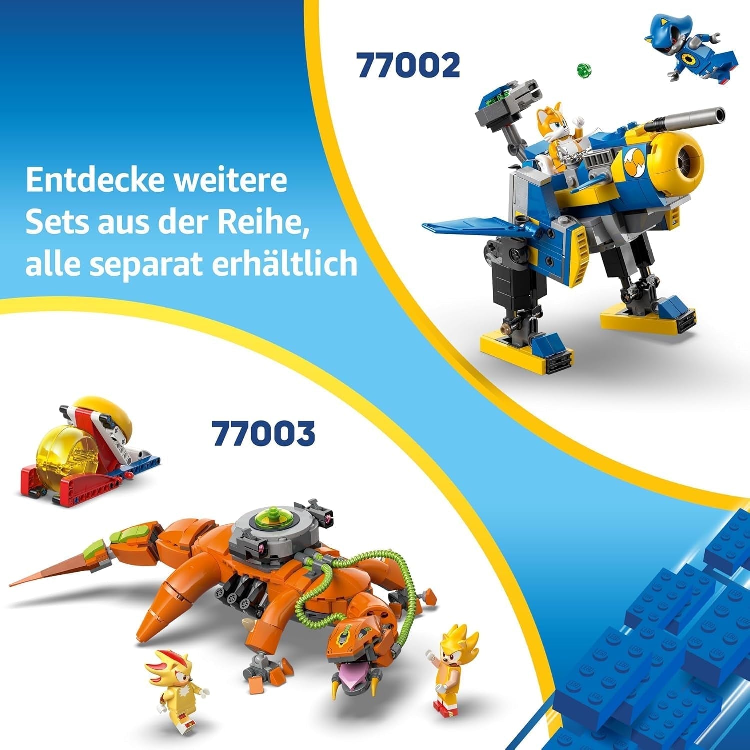 LEGO Sonic the Hedgehog Sonics Showdown At The Campfire, jucărie de jocuri pentru copii și fani ai jocurilor video, set de construcție pentru băieți și fete de la 7 ani, set de aventură, colecționabil 77001 Seturi de constructie Besuche den LEGO-Store