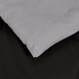 Amazon Basics cuvertură din microfibră, poate fi utilizată pe ambele părți, 220 X 240 Cm, gri / negru Plapumi si pilote Naty Shop