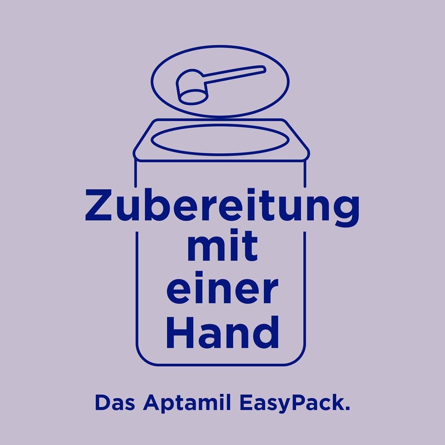 Aptamil HA 1 – Formulă de lapte praf pentru sugari de la naștere, cu DHA, fără lactoză, fără ulei de palmier, hrană pentru bebeluși, lapte praf, 1 x 800 g