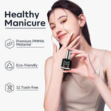 Modelones Kit pentru unghii și gel adeziv 500 buc. Set extensii unghii cu gel adeziv Kit unghii cu gel, adeziv unghii și mini lampă unghii acoperire completă vârfuri unghii presă pe Nail Art Studio Salon DIY
