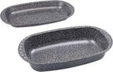 C|H|G Brotback- Und Bratenform Mit Deckel "Granito", Skandia Xtreme Plus: 4-Fach Antihaftbeschichtung in Granitoptik, 37 X 20 X 7 Cm, Made in Germany Matrite si tavi pentru copt Naty Shop