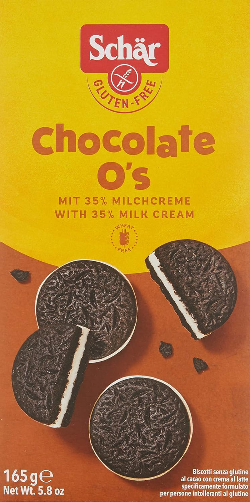 Biscuiți cu cacao Chocolate O'S, 165 g