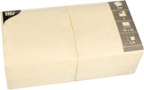 Șervețele, 3 straturi 1/4-fold 33 Cm X 33 Cm Cream Pentru fiecare petrecere și sărbătoare. Cantitate: 250 buc