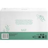 Naïf - Șervețele umede fără plastic - 1296 bucăți (24 bucăți X 54 șervețele umede) - Îngrijire pentru fundul, corpul și fața bebelușului - 99% apă - 0% parfum și alcool