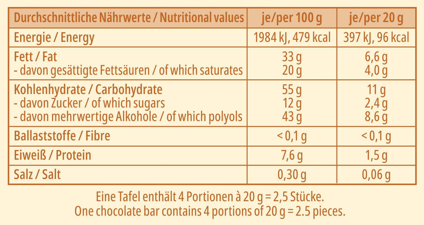 frankonia CIOCOLATĂ FĂRĂ ZAHĂR ADĂUGAT Ciocolată albă fără gluten, 80 g