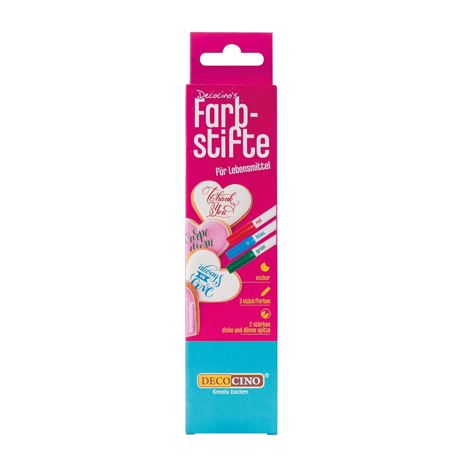 DECOCINO Set 3 carioci alimentare, fara gluten si fara lactoza Naty Shop