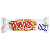 Batoane de ciocolată albă Twix | Caramel, Biscuite, Ciocolată albă | Pachet multiplu de ciocolată | 5 batoane (5 x 46 g) (Pachet de 4)