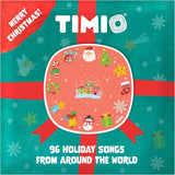 TIMIO Disc Set # 1: 5 discuri audio pentru TIMIO Player | Învață culorile, animalele sălbatice, instrumentele muzicale, 96 de versuri de grădiniță Vol. 1, părțile corpului | 8 limbi incluse | Jucărie de învățare de la 2 - 6 ani Jucarii Bebe Naty Shop Disc de colinde de Crăciun Timio