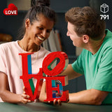 LEGO Art Love, set de construcție pentru adulți, decorațiuni pentru casă, cadou de Ziua Îndrăgostiților și Ziua Mamei, cadou pentru femei și bărbați, activitate creativă pentru iubitorii de artă și design 31214 Seturi de constructie Besuche den LEGO-Store