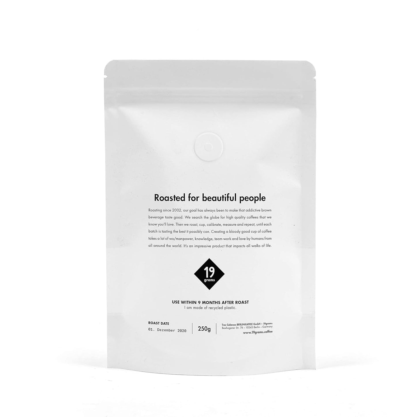 Wild At Heart Espresso | 250g ganze Bohnen | fair & nachhaltig | frisch geröstet | 100% Arabica Kaffeebohnen | specialty coffee | 19grams Kaffeerösterei