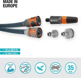 Set Gardena Liano Xtreme 1/2 inch, 20 m: Furtun de grădină extrem de robust din material textil, cu furtun interior din PVC, ușor, rezistent la intemperii (18470-20)