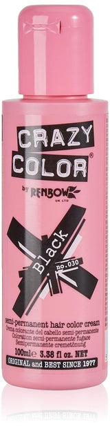 GO TOXIC UV cremă semipermanentă pentru colorarea părului, 100 ml (1 pachet) Vopsea pentru par Naty Shop 30 Negru 100 Ml (1 pachet)