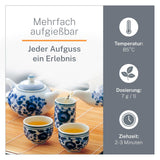 Ceai Oolong Ti Guan Yin Bio 100 g - Ceai Oolong de înaltă calitate, din China, de calitate bio - Wu Long (grad ceremonial) - Pentru iubitorii și cunoscătorii de ceai - Mycupoftea