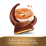 Baton Crème Brûlée Lindt Chocolate Creation | Umplutură Crème Brûlée cu caramel crocant, acoperită cu cea mai fină ciocolată cu lapte | Baton de ciocolată | Cadou de ciocolată, 150g