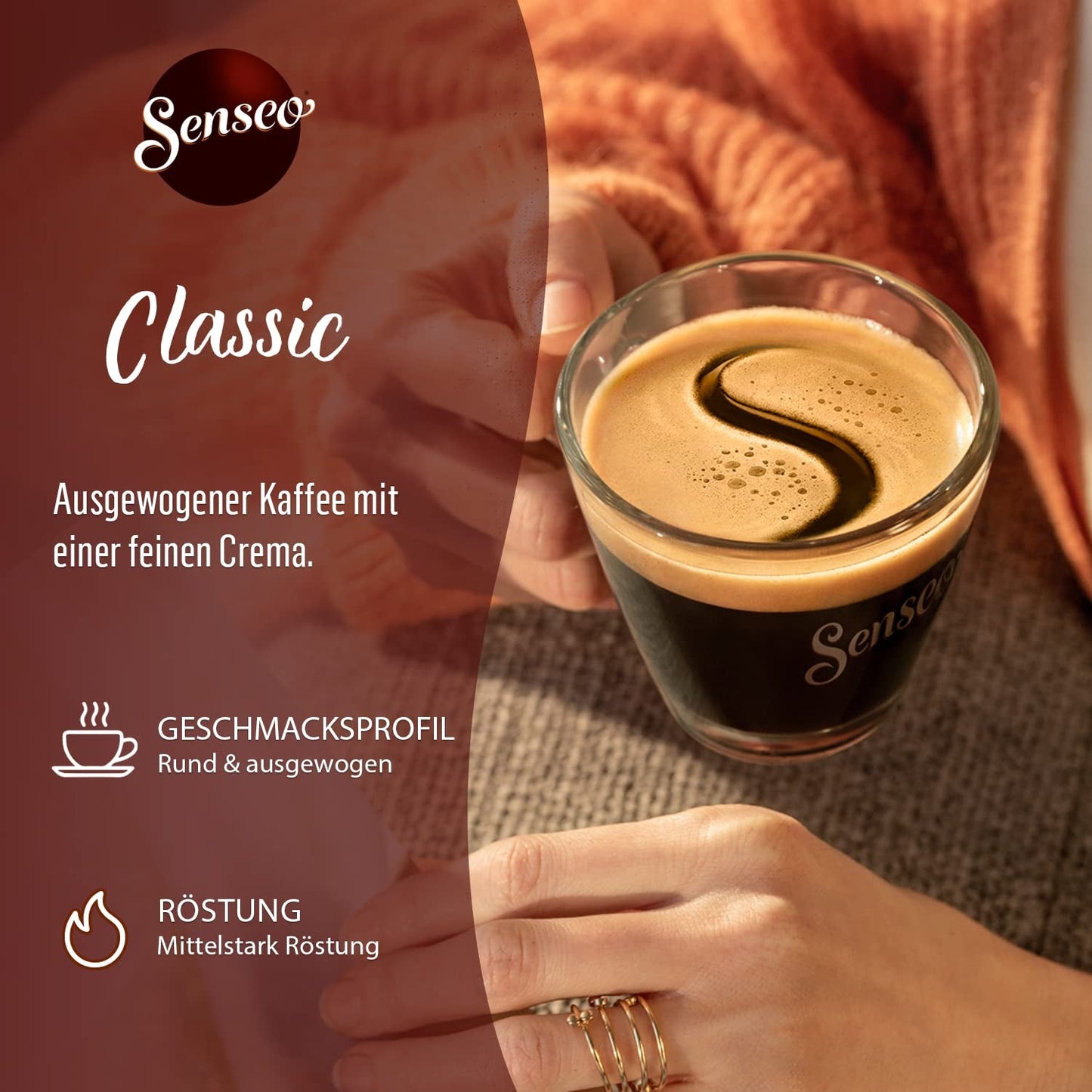 Senseo Pads Classic, Vorratspackung, 5 x 32 Getränke, 160 Kaffeepads