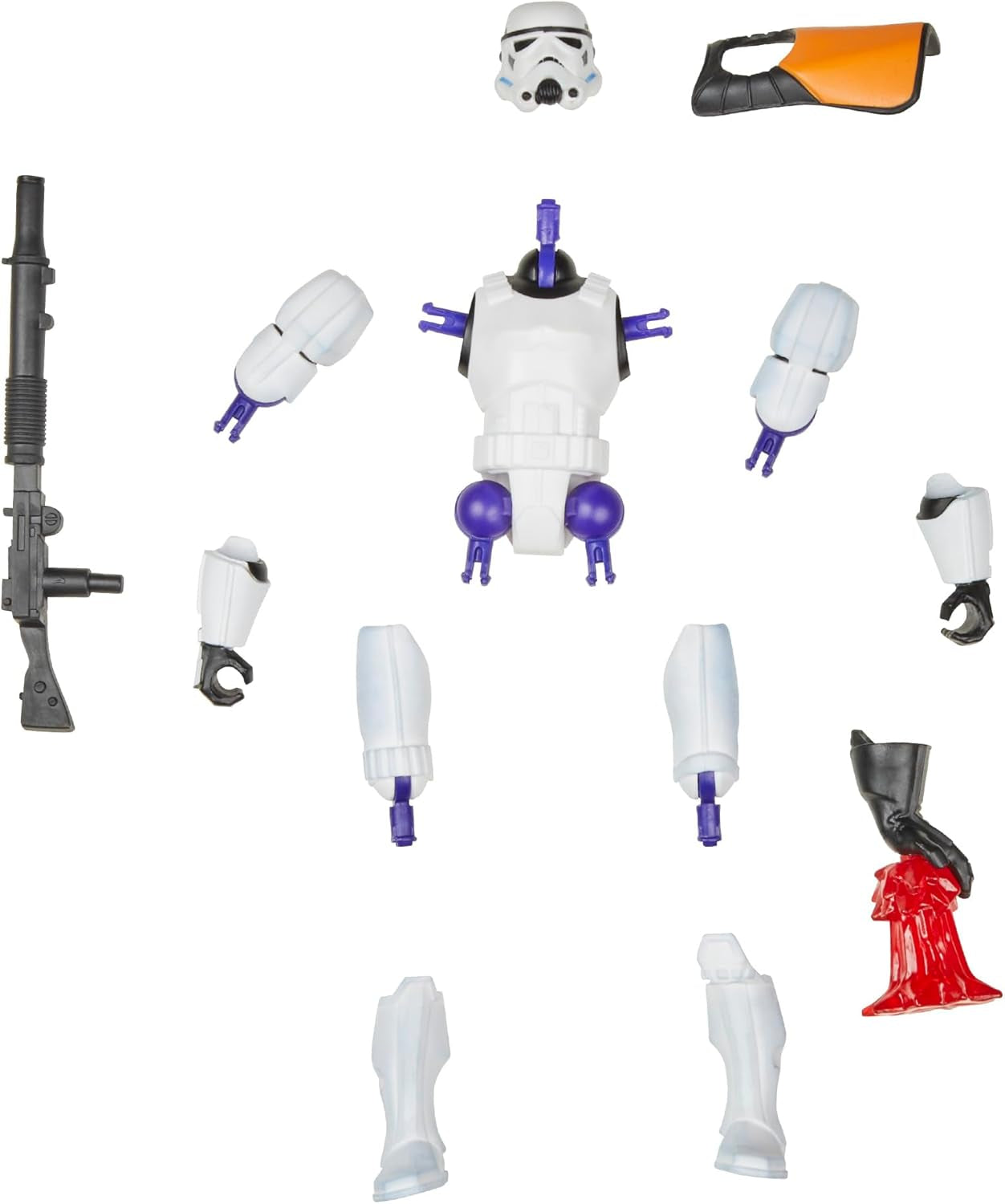 Star Wars Mixmashers Stormtrooper Personalizabil Mix-And-Match Figura de acțiune și accesorii Action figures Naty Shop