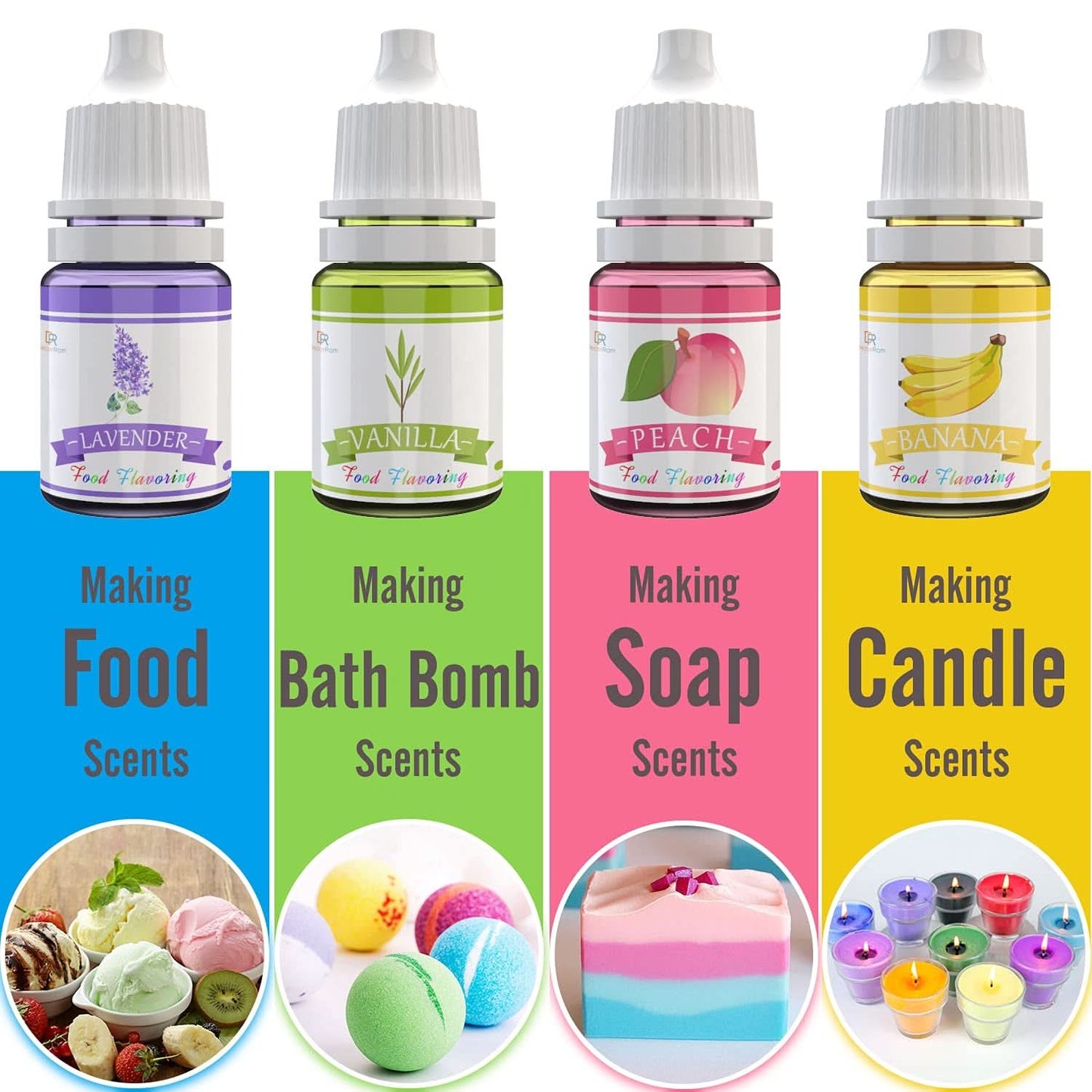 Set 24 arome alimentare concentrate, 24 x 6 ml Arome Naty Shop