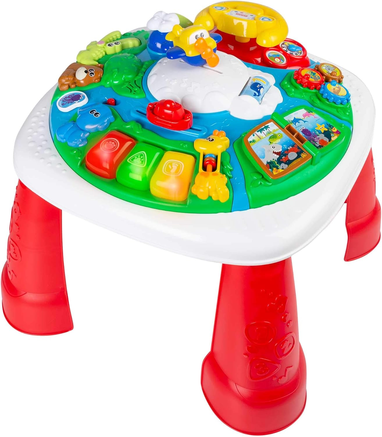 Masa muzicală Colour Baby Jucarii Bebe Naty Shop Masă de joc