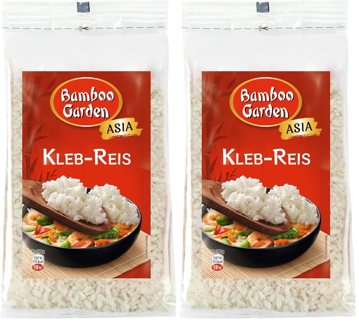 Bamboo Garden - Orez lipicios, 500g la pungă