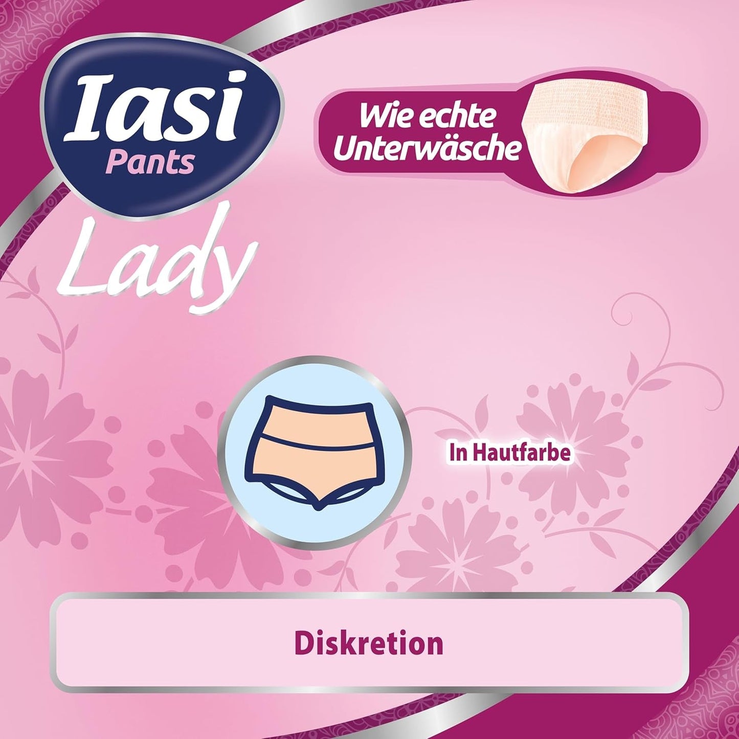 Pantaloni LADY, 48 de pantaloni de incontinență urinară de unică folosință, absorbție Plus, mărimea S pentru femei, 48 de bucăți