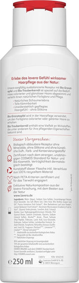 Lavera Care Shampoo Colour Shine & Care, vegan, 250 ml Duș și baie Naty Shop