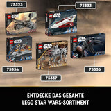 LEGO Star Wars At-Te Walker, model de jucărie mobil, set cu minifigurine, inclusiv 3 Clone Troopers, Droizi de luptă și Dwarf Spider Droid 75337 Seturi de constructie Besuche den LEGO-Store