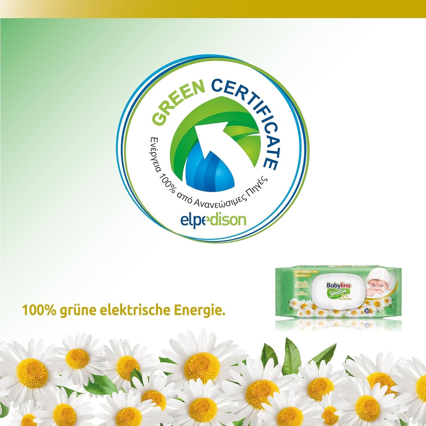 Șervețele umede pentru bebeluși sensibili, 0% parfum, formulă 98% naturală care restabilește echilibrul pH-ului pielii, cu sigiliu de prospețime, 54 de șervețele