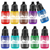 Colorant alimentar liposolubil - 22 de culori colorant alimentar pe bază de ulei pentru ciocolată, dulciuri, prăjituri, copt, macarons - colorant alimentar concentrat pentru decorarea torturilor, cremă de unt, fondant - 6 ml fiecare