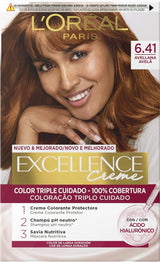 L'Oreal Excellence Creme N.1 Vopsea pentru par Naty Shop 6.41 Alune 1 bucată (pachet de 1)