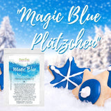 Colorant alimentar natural albastru pudră Magic Blue Spirulina (vegan crud) Albastru închis până la albastru deschis pastel - Colorant alimentar pudră cu alge ficocianină - Colorant alimentar natural | Pureraw 5G
