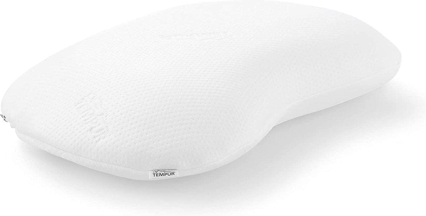 Pernă din spumă cu memorie TEMPUR Sonata, pernă ergonomică de susținere a gâtului pentru dormit pe spate și lateral, fermă, M (61 X 40 X 11 Cm) Perne standard Naty Shop 61 X 40 X 11 cm