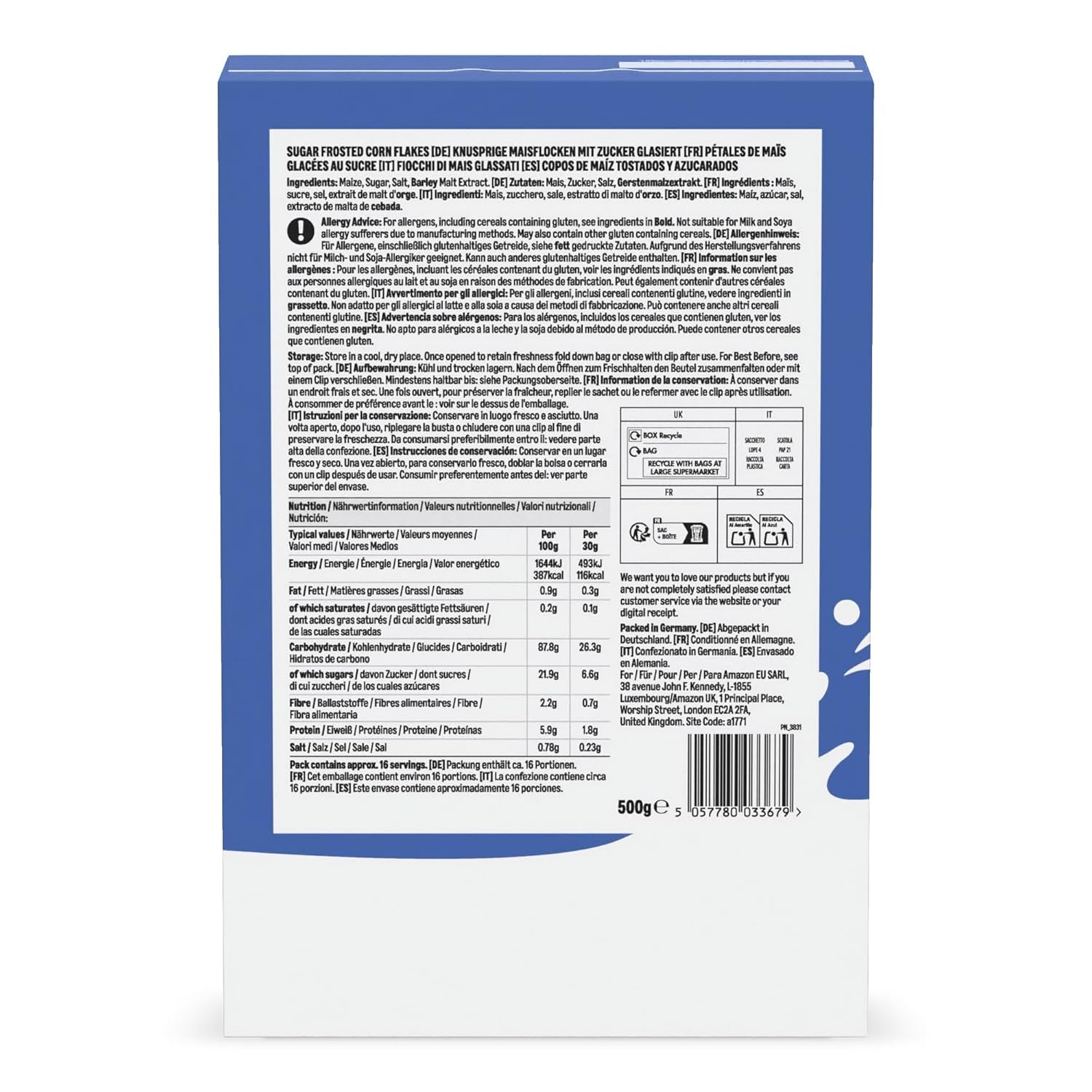 Cereale cu fulgi glazurati de la Amazon, 500g