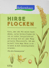 Hirse-Flocken Bio, 6Er Pack (6 X 400 G) Cereale Naty Shop Default Title