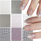 GZMAYUEN 12 culori franceze unghii autocolante 3D franceză culoare gradient unghii autocolante autoadezive unghii design unghii accesorii