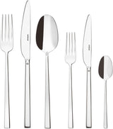 Sambonet 52562-N2 Rock oțel inoxidabil - Set de tacâmuri monobloc din oțel inoxidabil 18/10 Bucatarie Naty Shop Set 6 persoane - 36 bucăți