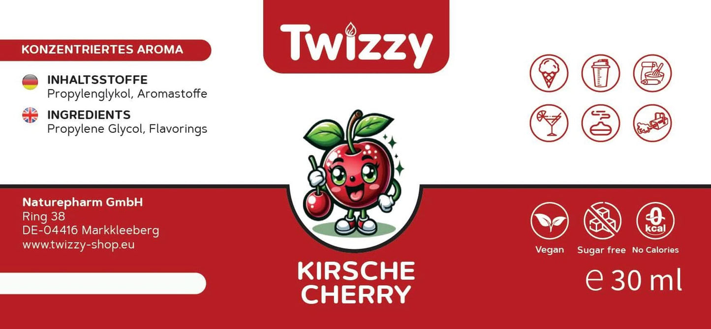Twizzy, Aroma concentrata Cirese, 30 ml Arome Naty Shop