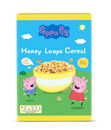 Peppa Pig Honey Loops Cereal, Knusprige Vollkorn Frühstückscerealien Mit Zugesetzten Vitaminen, 1Er Pack (1 X 375G) Cereale Naty Shop