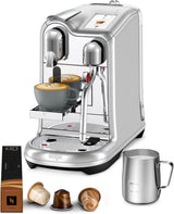 Espressor Nespresso Creatista Pro de la Sage, oțel inoxidabil, oțel inoxidabil periat