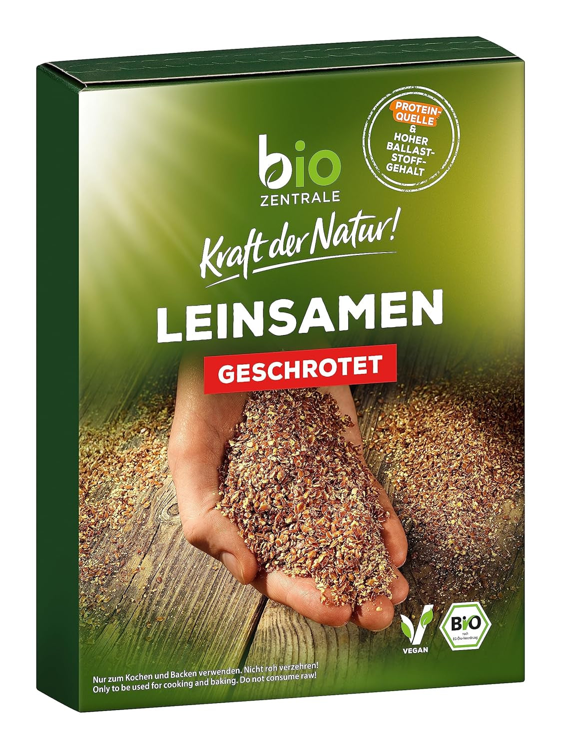 Semințe de in integrale Biozentrale | 7 x 400g semințe de in organice | Ideale pentru iaurt, musli și pâine | Alternativă la psyllium, semințe de cânepă și semințe de chia