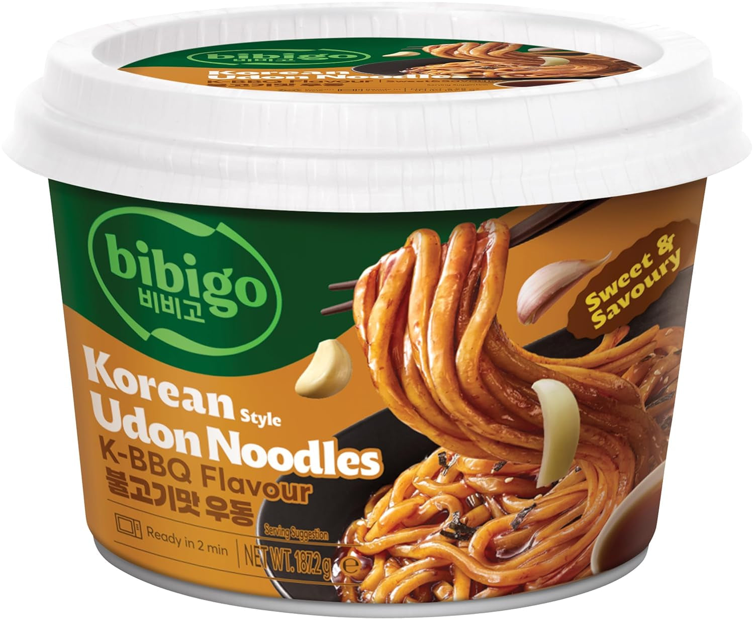 BIBIGO - Tăiței Udon coreeni la grătar - (1 x 187,2 g)