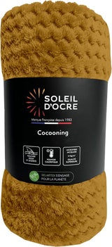 Pătură Soleil D'Ocre, 180 X 220 Cm, Cocooning, galben muștar Paturi si Cuverturi Besuche den Soleil d'ocre-Store Titlu implicit
