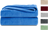 Komfortec pătură pufoasă, pătură confortabilă, pătură fleece, certificată Oeko-Tex, super moale, 150X200 Cm, 260 G/M², bej Paturi si Cuverturi Besuche den Komfortec-Store Albastru 150 X 200 Cm