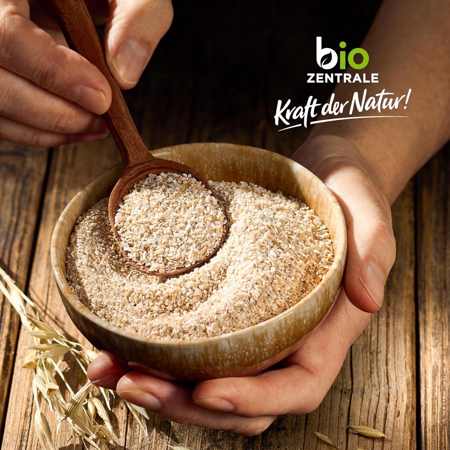 Tărâțe de ovăz organice biozentrale 1 kg | Pachet avantajos | Sursă de proteine bogată în fibre | Natural vegan | Din agricultura UE | Conținut scăzut de zahăr