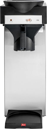 Espressor profesional cu filtru 170 M, cu spațiu de depozitare pentru carafă de sticlă