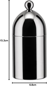 Zahărniță Alessi 90024 cu lingură, fabricată din oțel inoxidabil 18/10, lustruită până la strălucire intensă