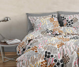 MARIMEKKO Set de lenjerie de pat Queen, lenjerie de pat din bumbac percale cu fețe de pernă asortate, decor de casă pe tot parcursul anului (Pieni Letto, Multicolor, pat Queen size) Plapumi si pilote Naty Shop