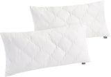 Traumnacht Pernă din bambus cu fibre de bambus, hipoalergenic, antibacterian Set de perne cu fermoar, format din 2 perne 40X80Cm, certificat Oeko-Tex, dezvoltat în Germania Perne standard Naty Shop 40 X 80 Cm Pernă